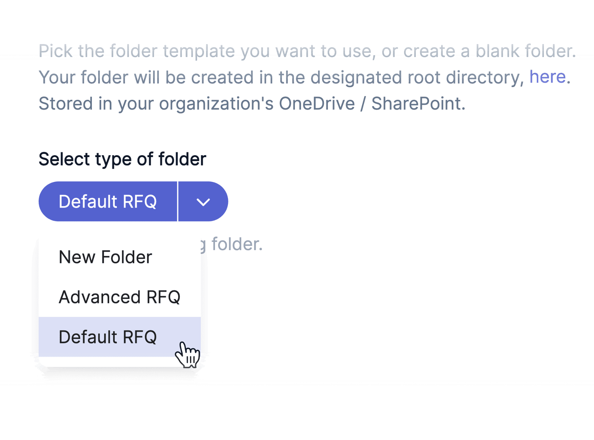 Mappstruktur i Enabi med SharePoint